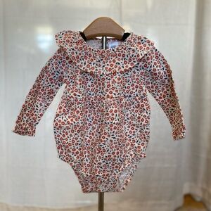 Floral Long Sleeve Baby Romper